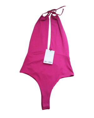 Body Bershka Fucsia con Etiqueta