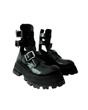 Borcegos Paruolo de cuero caña sandalia