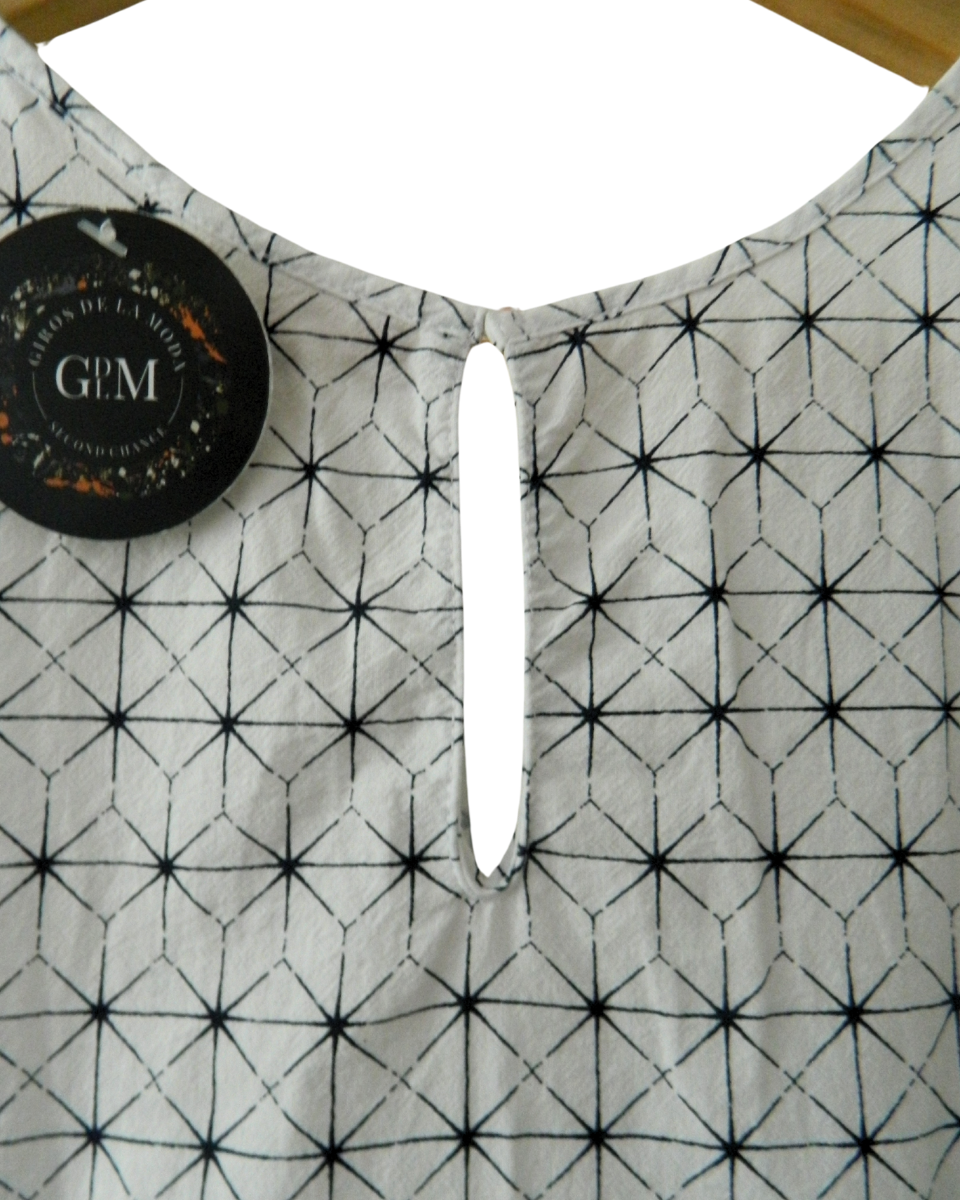 Musculosa Levis blanca con estampado