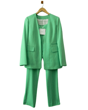Traje Naima Menta Blazer + Pantalón con Etiqueta (152-622)