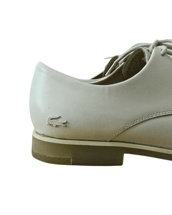 Zapatos Lacoste Cambrai de Cuero Blancos T39 (122-329)