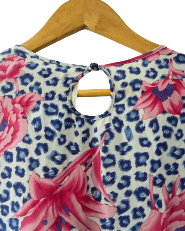 Vestido Rapsodia Animal Print de Seda con etiqueta