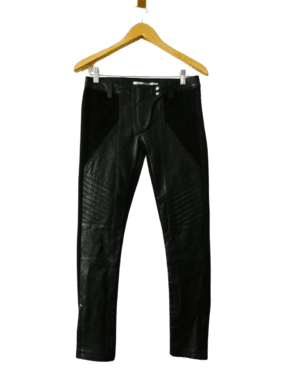 Pantalón Cher Cuero Ovino Negro (300-553)