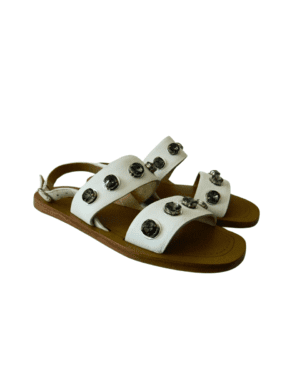 Sandalias Rapsodia Eley de Cuero con Pedrería con Etiqueta (320-224)