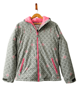 Campera Columbia Puffer Pink Grey (013-438)