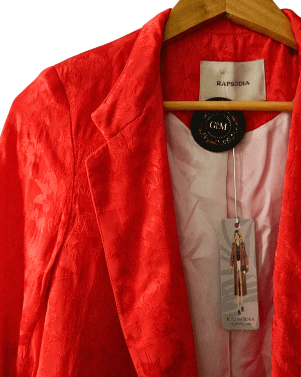 Blazer Rapsodia Vaami Rojo con Etiqueta (227-710)