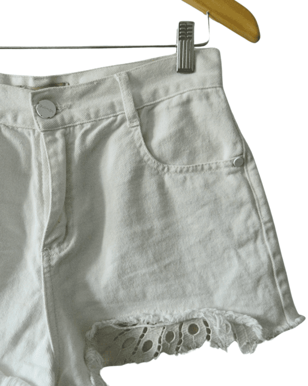 Short Gusman Denim Blanco