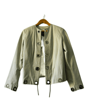 Chaqueta de Cuero Marfil Cueros Argentinos