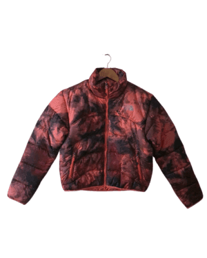 Puffer The North Face 2000 Batik Coral y Negro
