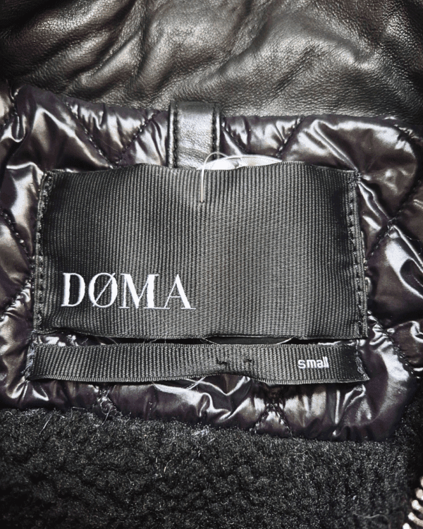 Campera Doma de Cuero de Oveja Negra