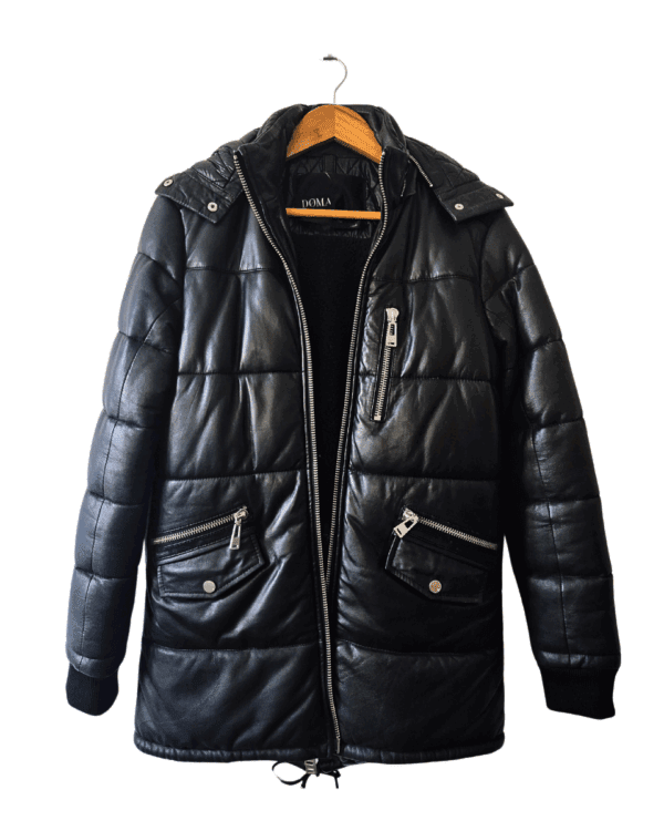 Campera Doma de Cuero de Oveja Negra