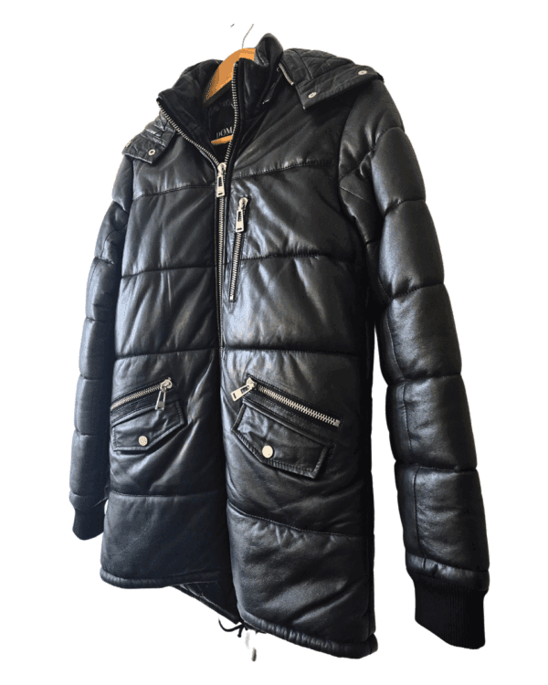 Campera Doma de Cuero de Oveja Negra