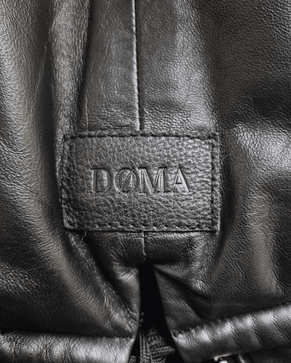 Campera Doma de Cuero de Oveja Negra
