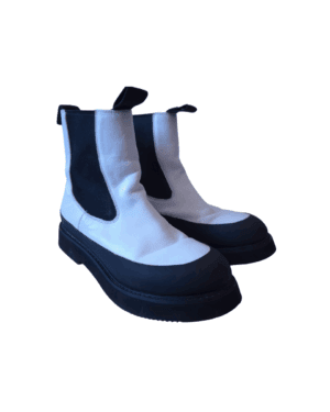 Botas Sarkany Buda de Cuero Blancas T.38