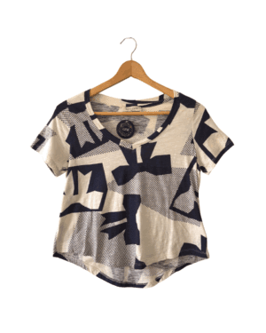 Remera Jazmin Chebar Estampada Moños T1