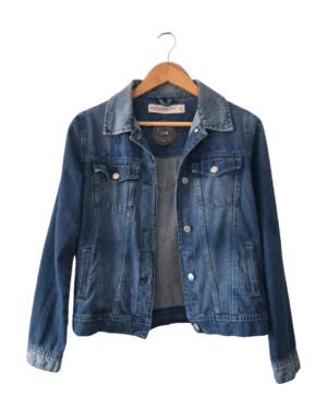 Campera Denim Kosiuko Hunt You con Apliques T. S
