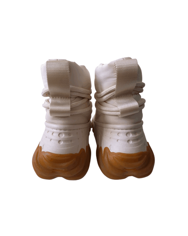 Botitas Crocs Echo Boot Crudo y Suela con corderito T. 39