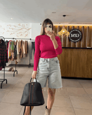 Mochila Sentèz de Cuero Negra