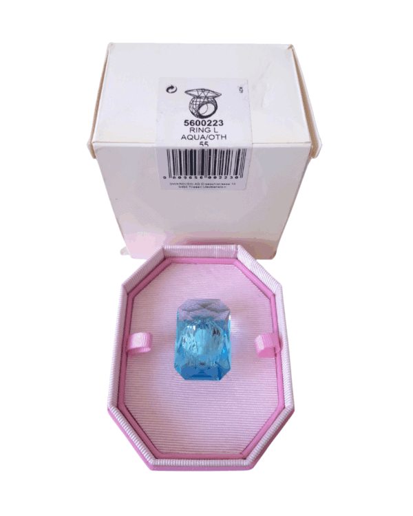 Anillo de Coctel Swarovski Lucent Cristal de Gran Tamaño