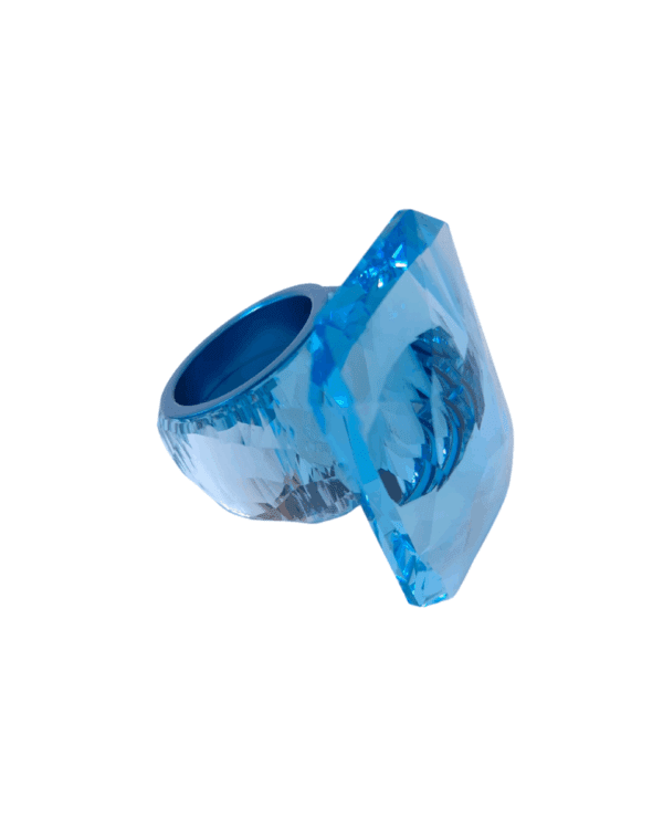 Anillo de Coctel Swarovski Lucent Cristal de Gran Tamaño