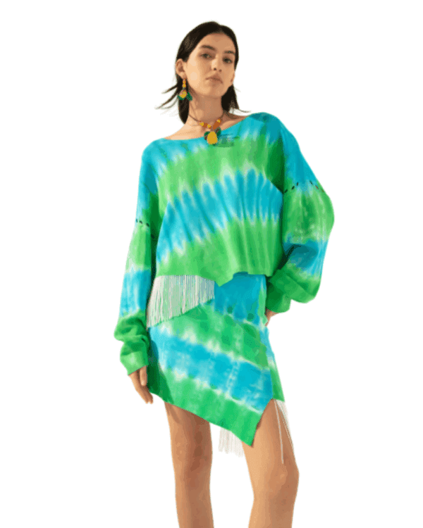 Conjunto Jazmin Chebar Sweater + Falda Batik T. 2