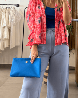 Clutch Jackie Smith Dear Azul Francia