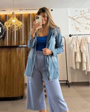 Camisaco Ossira Denim con Capucha T. S