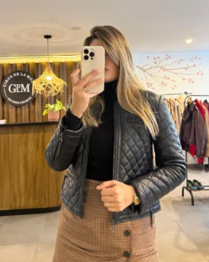 Chaqueta Cardón "Bahía Rosales" Cuero de Oveja T. M